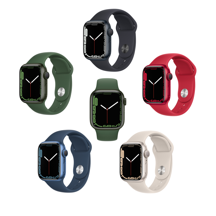 Apple Watch S7 – 41mm – Green/Blue – GPS
